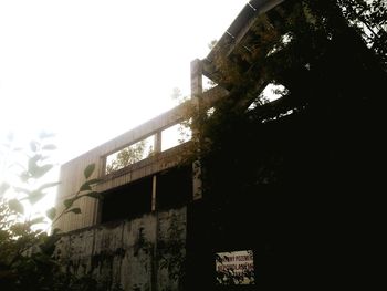 Low angle view of built structure