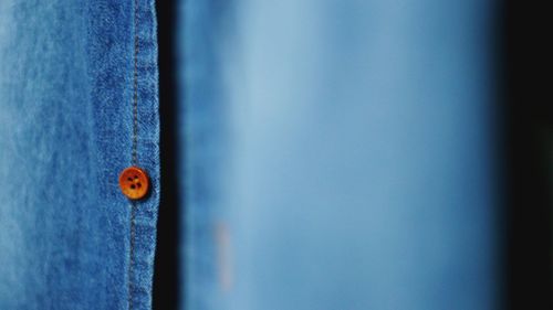 Full frame shot of denim t-shirt