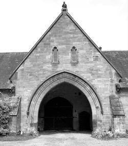 Low angle view of old building