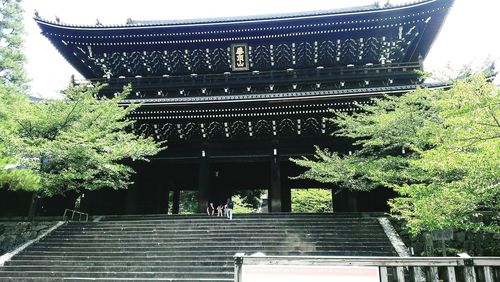 Low angle view of staircase