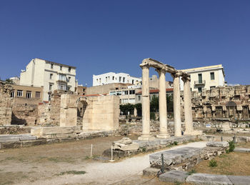 Hadrian's library was created by roman emperor hadrian in ad 132 in athens, greece. 