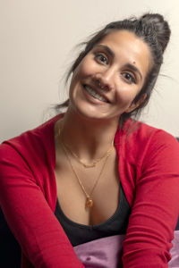 Portrait of a smiling young woman