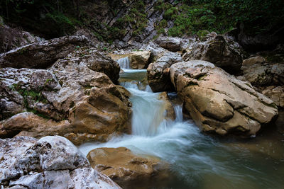 View of waterfall