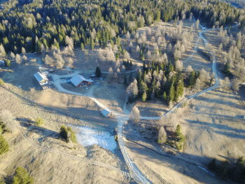 High angle view of landscape
