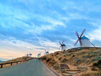 Windmills in consuegra-toledo, which fought against don quixote de la mancha in his novel