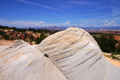 Scenic view of mountain against sky