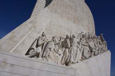 Low angle view of statue