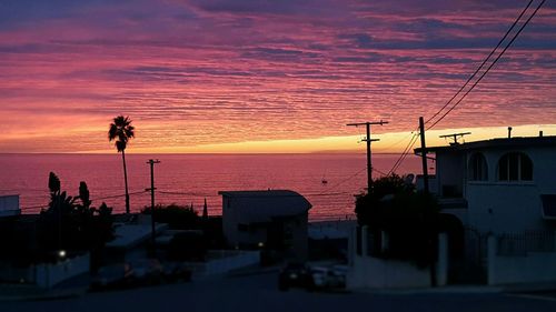 Scenic view of sunset