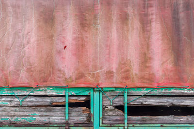 Full frame shot of wooden wall