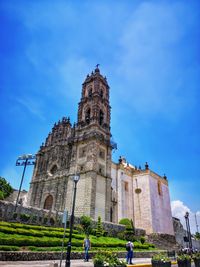 Low angle view of historical building against sky