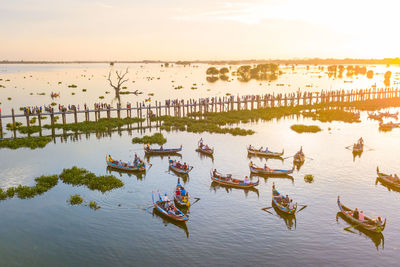 U bein bridge is one of the famous teakwood