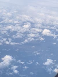 Low angle view of clouds in sky