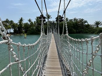 Exotic island bridge