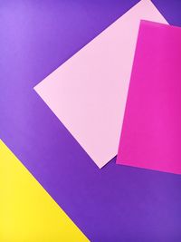 Low angle view of pink umbrella