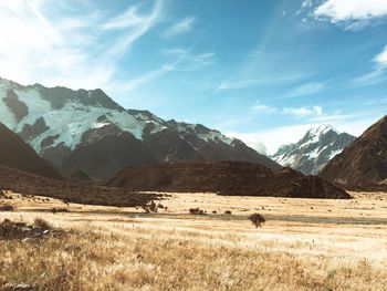 Steppe berglandschaft 