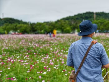 A photographer in cosmos