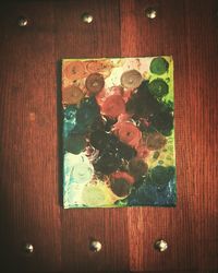 Close-up of wooden plank