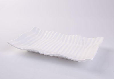 Close-up of snow over white background