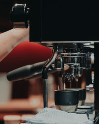 Close-up of coffee cups