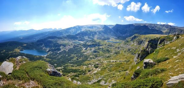 Panoramic view of landscape against sky