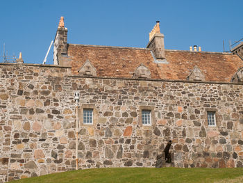 Exterior of old building against sky