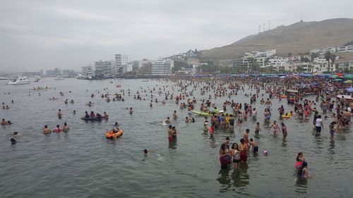 Summer on the beaches of lima