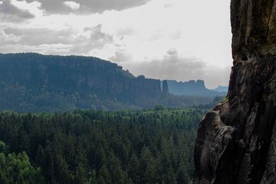 Panoramic view of landscape against sky