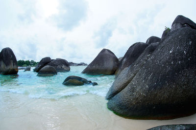 Panoramic view of sea against sky