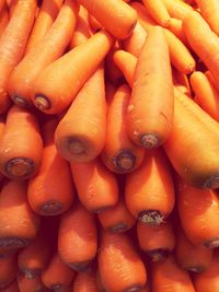 Full frame shot of chopped vegetables for sale at market stall