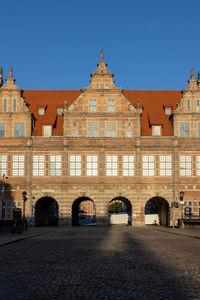 View of building against blue sky