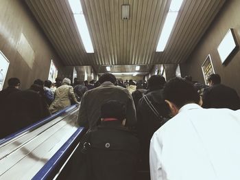 People in shopping mall