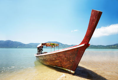 Boat in sea