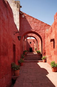 Inside the santa catalina monastery of arequipa, peru