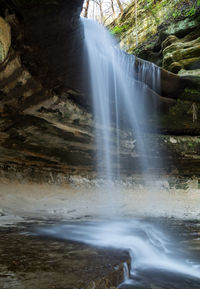 View of waterfall