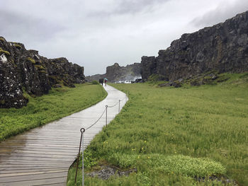 Scenic view of landscape against sky