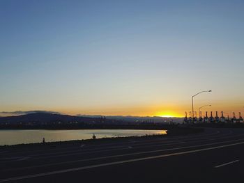 Scenic view of sky at sunset