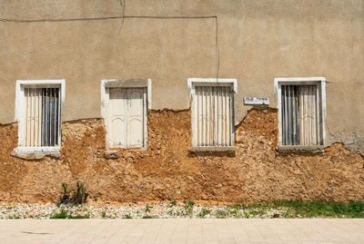 Exterior of old building