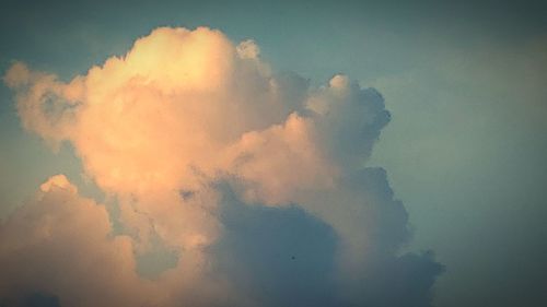 Low angle view of sky during sunset