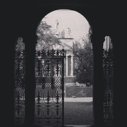 Built structure seen through arch