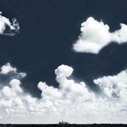 Low angle view of cloudy sky