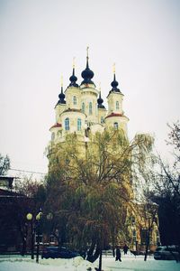 View of church in city
