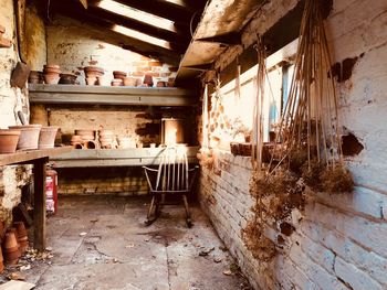 Interior of abandoned home