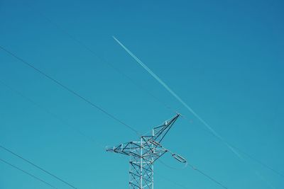 Electricity tower and sky