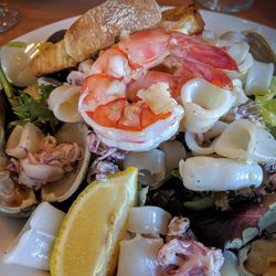 Close-up of meal served in plate