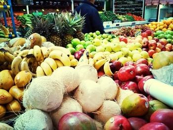 Full frame shot of vegetables for sale in market