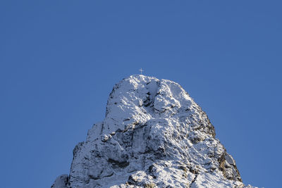 Mountain peak in the italian alps