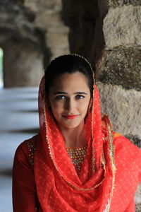 Portrait of a smiling young woman