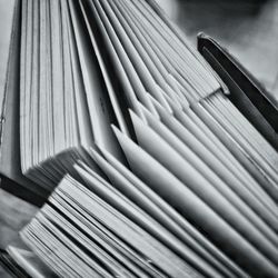 Full frame shot of books