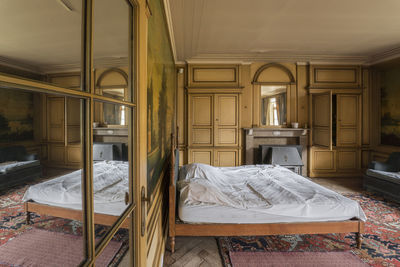 Interior of abandoned house