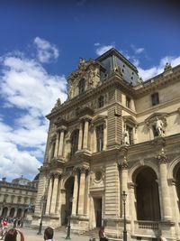 Low angle view of church against sky